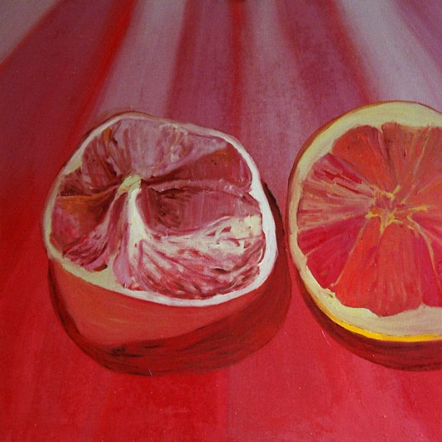 TWO HALVES, oil/canvas, 81/100 cm - not available