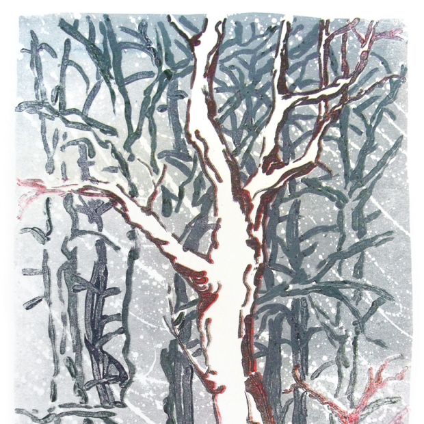 WINTER 2, lithography, 47/33 cm