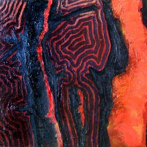 TREES, oil/canvas, 50/60 cm