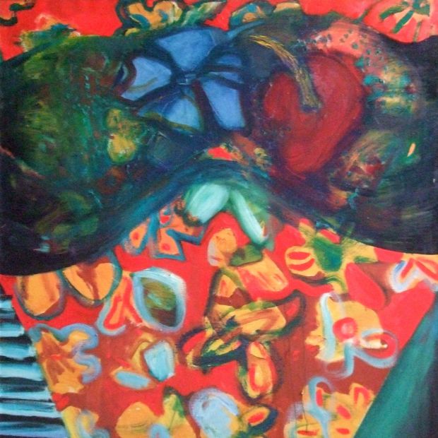 MIDDLE, oil/canvas,105/115 cm